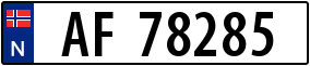 Truck License Plate